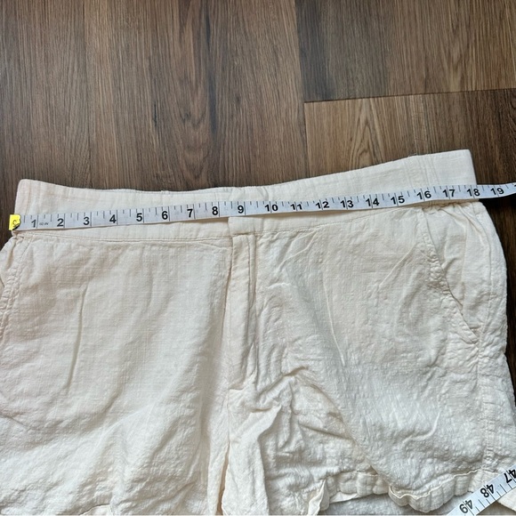 Hatch Maternity The Hallie Shorts 2 Large Ivory Pull-On Comfy Cuff Stretch 3.5” - Picture 9 of 10